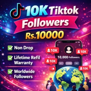 10k tiktok followers