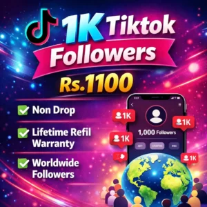 1k tiktok followers