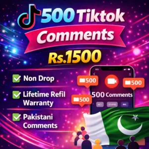 500 tiktok comments