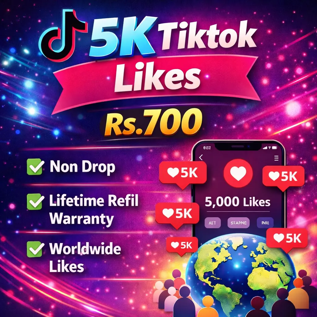 5k tiktok likes 5k tiktok likes
