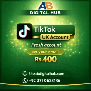 tiktok uk account — ready to use