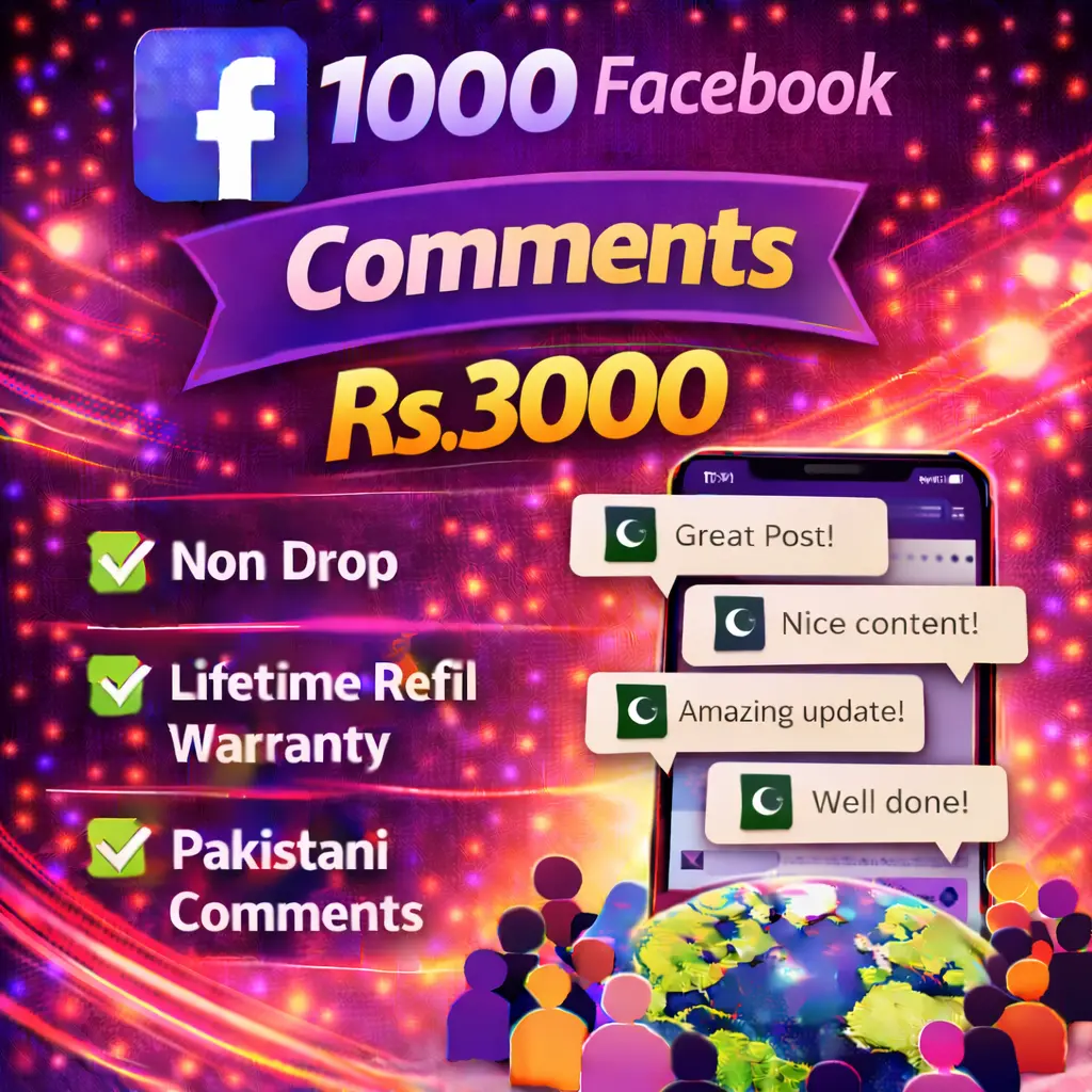 1,000 Facebook Comments