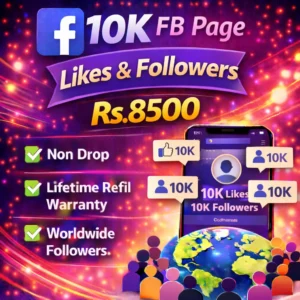 10K Facebook Page Likes & Followers 