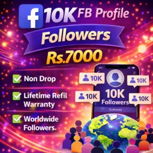 10K Facebook Profile Followers