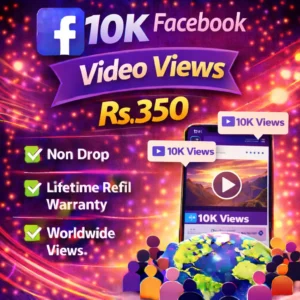 10K Facebook Video Views