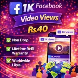 1K Facebook Video Views
