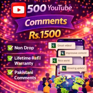 500 youtube comments