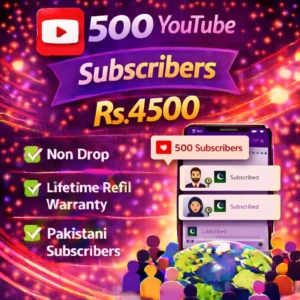 500 youtube subscribers
