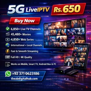 5g live iptv 1month plan