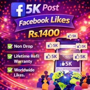 5K Facebook Post Likes