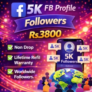 5K Facebook Profile Followers