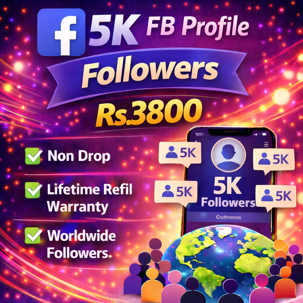5K Facebook Profile Followers