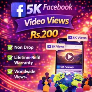 5K Facebook Video Views