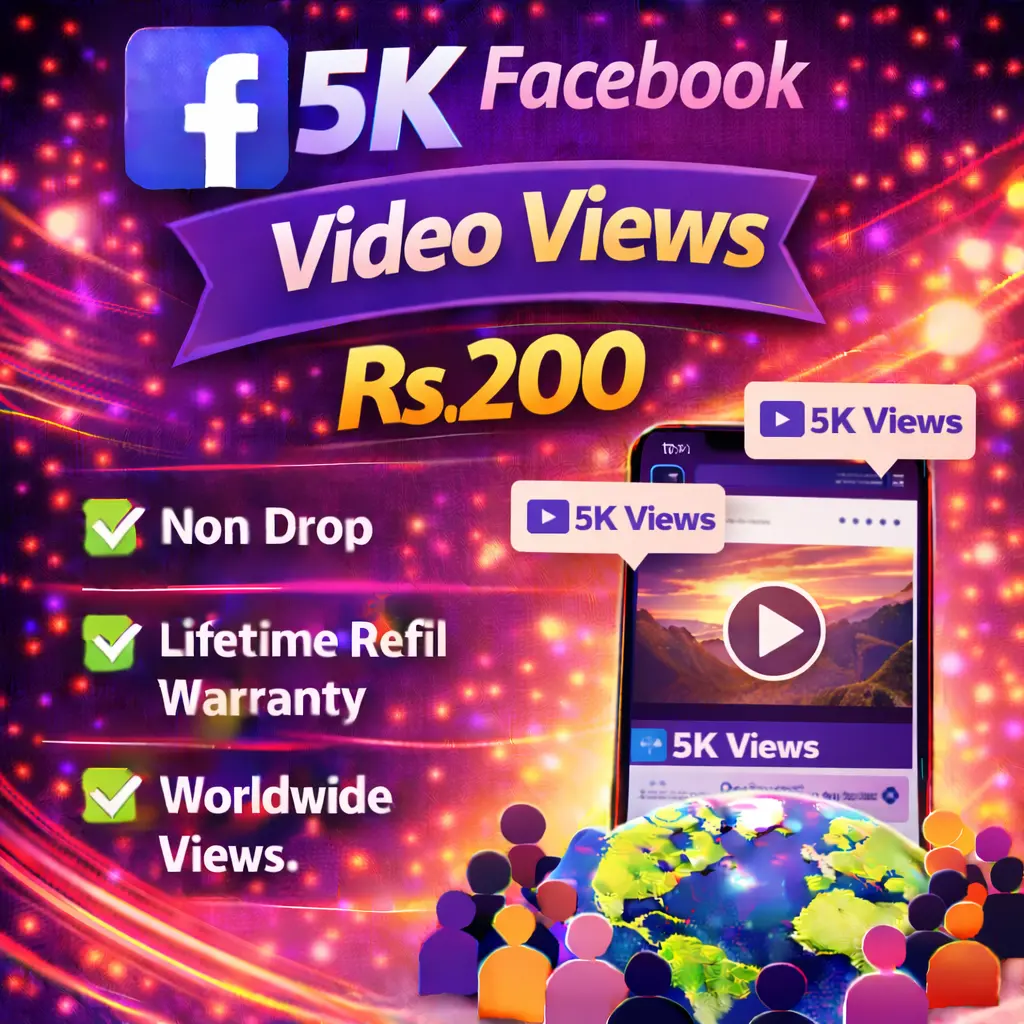 5K Facebook Video Views