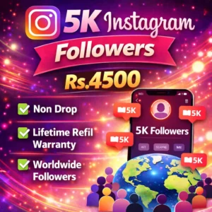 5k instagram followers