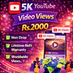 5k youtube video views
