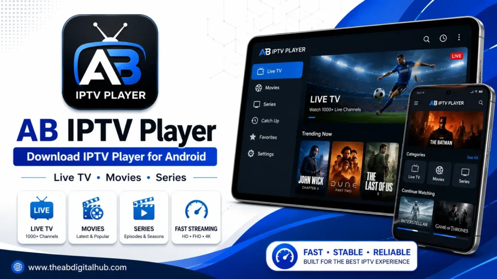 AB IPTV Player – Download IPTV Player for Android ab iptv player download